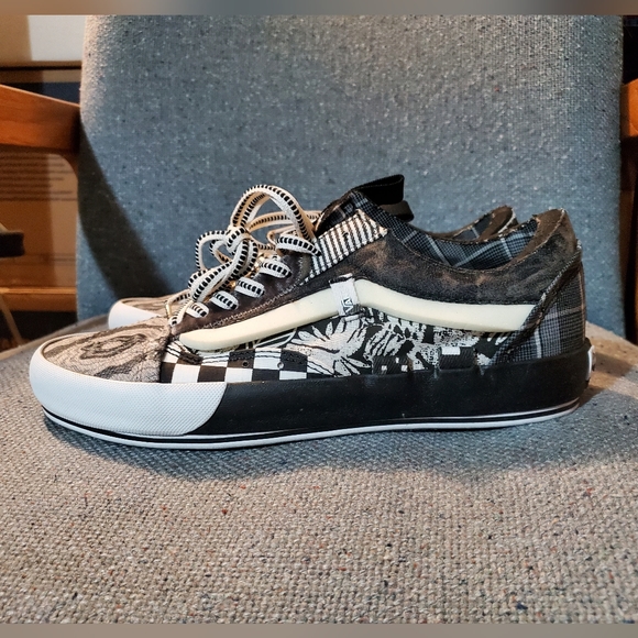 Vans Old Skool Cap "Patchwork" sz 9 Mens (Rare Exclusive Sample Pair) - Picture 2 of 8